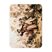 Kapitein, Pirate Blackbeard, Queen Anne's Revenge Magneet (Verticaal)