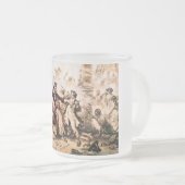 Kapitein, Pirate Blackbeard, Queen Anne's Revenge Matglas Koffiemok (Voorkant rechts)