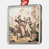 Kapitein, Pirate Blackbeard, Queen Anne's Revenge Metalen Ornament (Links)