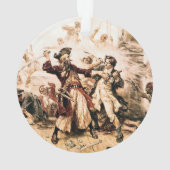 Kapitein, Pirate Blackbeard, Queen Anne's Revenge Ornament (achterkant)