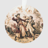 Kapitein, Pirate Blackbeard, Queen Anne's Revenge Ornament (voorkant)