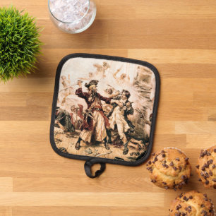 Kapitein, Pirate Blackbeard, Queen Anne's Revenge Pannenlap