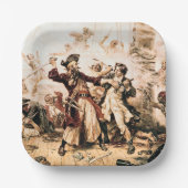 Kapitein, Pirate Blackbeard, Queen Anne's Revenge Papieren Bordje (Voorkant)