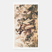 Kapitein, Pirate Blackbeard, Queen Anne's Revenge Servet (Voorkant)