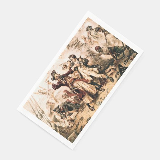 Kapitein, Pirate Blackbeard, Queen Anne's Revenge Servet (Hoek)