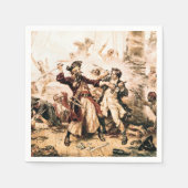 Kapitein, Pirate Blackbeard, Queen Anne's Revenge Servet (Voorkant)