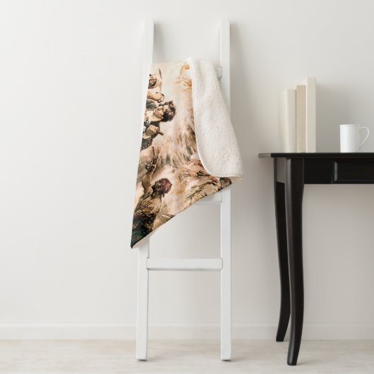 Kapitein, Pirate Blackbeard, Queen Anne's Revenge Sherpa Deken (In situ)