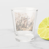 Kapitein, Pirate Blackbeard, Queen Anne's Revenge Shot Glas (Achterkant)