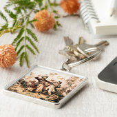 Kapitein, Pirate Blackbeard, Queen Anne's Revenge Sleutelhanger (Zijkant)