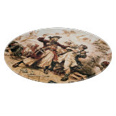 Kapitein, Pirate Blackbeard, Queen Anne's Revenge Snijplank (Hoek)