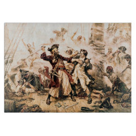 Kapitein, Pirate Blackbeard, Queen Anne's Revenge Snijplank