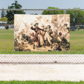 Kapitein, Pirate Blackbeard, Queen Anne's Revenge Spandoek (Insitu)