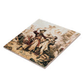 Kapitein, Pirate Blackbeard, Queen Anne's Revenge Tegeltje (Zijkant)