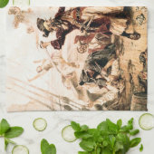 Kapitein, Pirate Blackbeard, Queen Anne's Revenge Theedoek (Gevouwen)