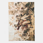 Kapitein, Pirate Blackbeard, Queen Anne's Revenge Theedoek (Verticaal)