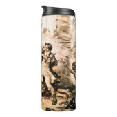 Kapitein, Pirate Blackbeard, Queen Anne's Revenge Thermosbeker (Geroteerd rechts)