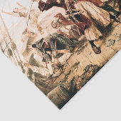 Kapitein, Pirate Blackbeard, Queen Anne's Revenge Tissuepapier (Detail)