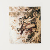 Kapitein, Pirate Blackbeard, Queen Anne's Revenge Wandkleed (Voorkant)