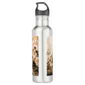 Kapitein, Pirate Blackbeard, Queen Anne's Revenge Waterfles (Achterkant)