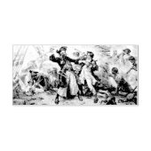 Kapitein, Pirate Blackbeard, Queen Anne's Revenge Zelfinktende Stempel (Design)