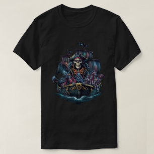 Kapitein Pirate en zijn bemanning T-shirt