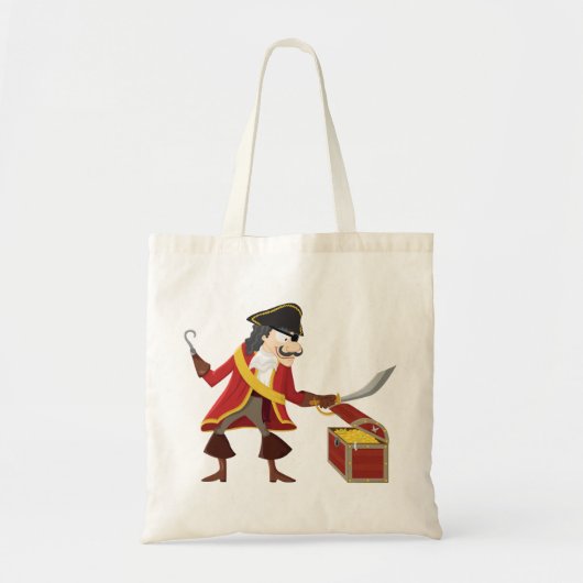 Kapitein pirate tote bag (Voorkant)