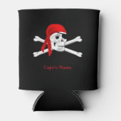 Kapitein Pirates Custom Pirate Koelbox Blikjeskoeler (Voorkant)