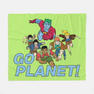 Kapitein Planet en de Planeteers - Ga Planet! Fleece Deken