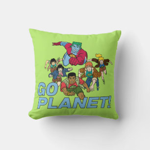 Kapitein Planet en de Planeteers - Ga Planet! Kussen