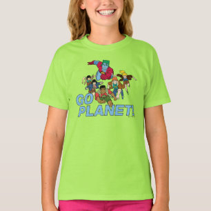Kapitein Planet en de Planeteers - Ga Planet! T-shirt