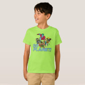 Kapitein Planet en de Planeteers - Ga Planet! T-shirt (Voorkant volledig)