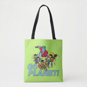 Kapitein Planet en de Planeteers - Ga Planet! Tote Bag