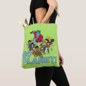 Kapitein Planet en de Planeteers - Ga Planet! Tote Bag (Dichtbij)