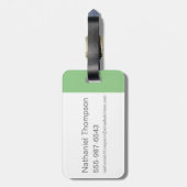 Kapitein Planet en Planeteers Circle Graphic Bagagelabel (Achterkant verticaal)