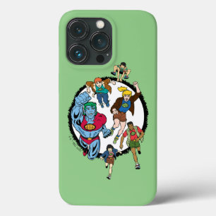 Kapitein Planet en Planeteers Circle Graphic Case-Mate iPhone Case