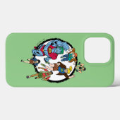 Kapitein Planet en Planeteers Circle Graphic Case-Mate iPhone Case (Achterkant (horizontaal))