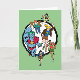 Kapitein Planet en Planeteers Circle Graphic Kaart