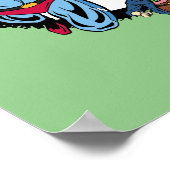 Kapitein Planet en Planeteers Circle Graphic Poster (Hoek)