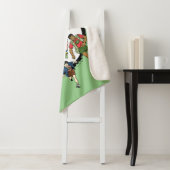 Kapitein Planet en Planeteers Circle Graphic Sherpa Deken (In situ)