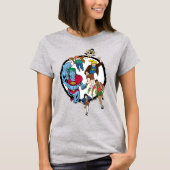 Kapitein Planet en Planeteers Circle Graphic T-shirt (Voorkant)