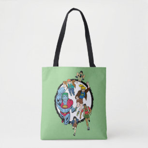 Kapitein Planet en Planeteers Circle Graphic Tote Bag