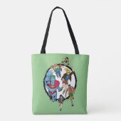 Kapitein Planet en Planeteers Circle Graphic Tote Bag (Achterkant)