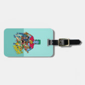 Kapitein Planet Group Graphic - de kracht is van j Bagagelabel (Voorkant horizontaal)