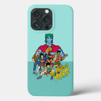 Kapitein Planet Group Graphic - de kracht is van j Case-Mate iPhone Case