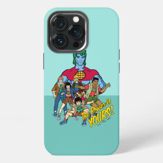 Kapitein Planet Group Graphic - de kracht is van j iPhone 13 Pro Hoesje