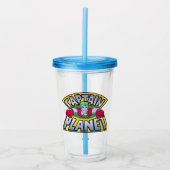 Kapitein Planet Logo Acryl Drinkbeker (Voorkant)