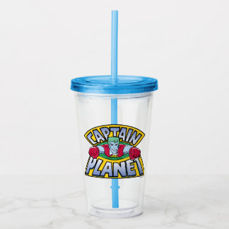 Kapitein Planet Logo Acryl Drinkbeker