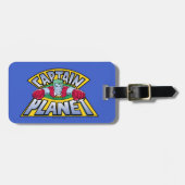 Kapitein Planet Logo Bagagelabel (Voorkant horizontaal)