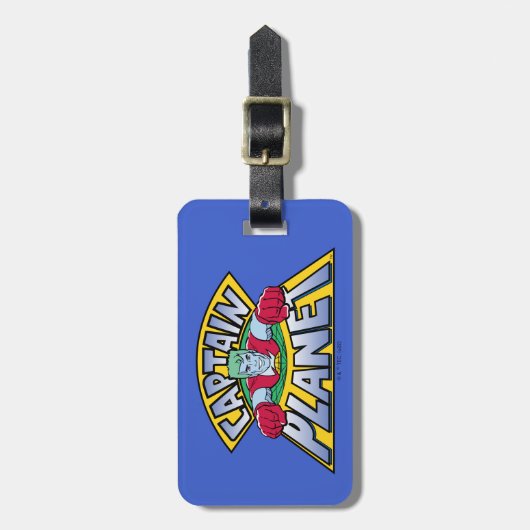 Kapitein Planet Logo Bagagelabel (Voorkant verticaal)