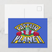 Kapitein Planet Logo Briefkaart (Voorkant / Achterkant)